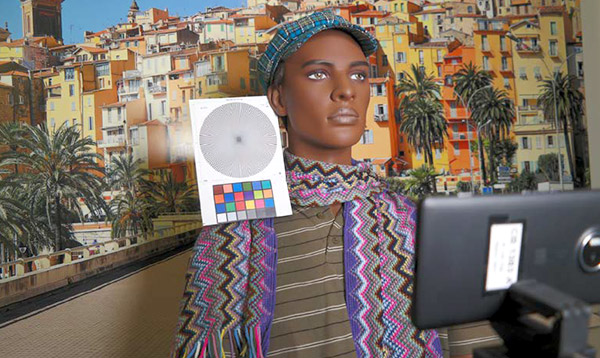 Maniquí análisis cámaras móviles